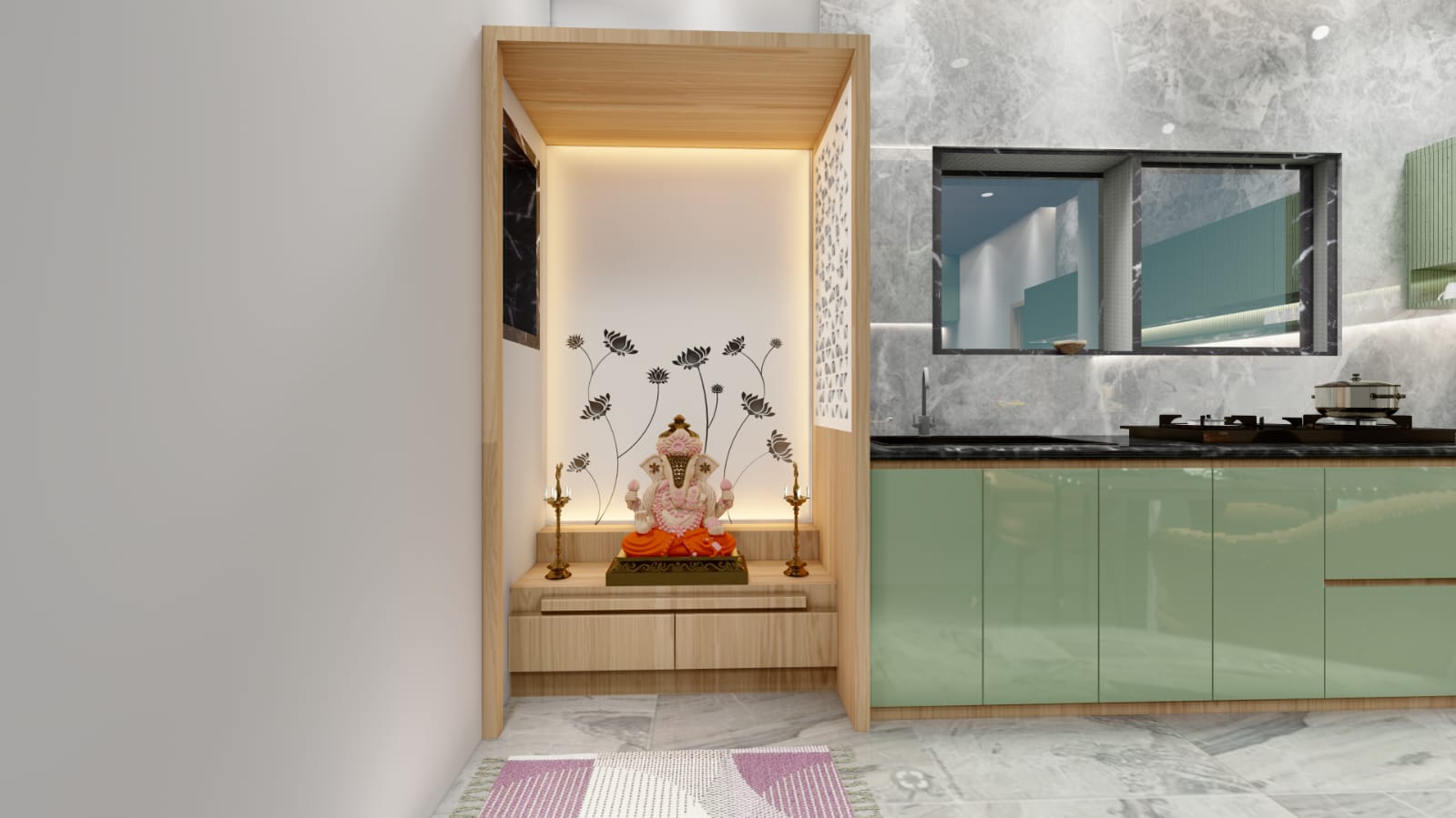 Pooja room 